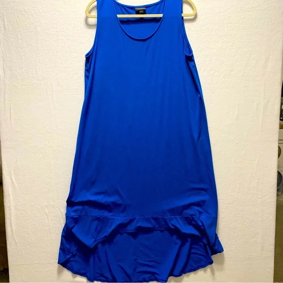 cobalt blue tank dress Marcella | Margot Dress in Cobalt | Women's Size Medium | Sustainable European Jersey main image 1